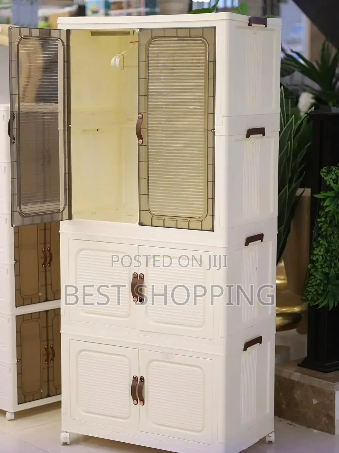 Plastic Cloth Rack Big Size 1.75 Cm Cabinate And Cupboards ልብስ ቁምሳጥን