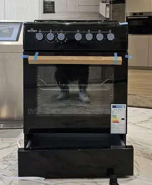 Victory Oven 60×60 Freestanding 4electric Cooker With Oven – Black