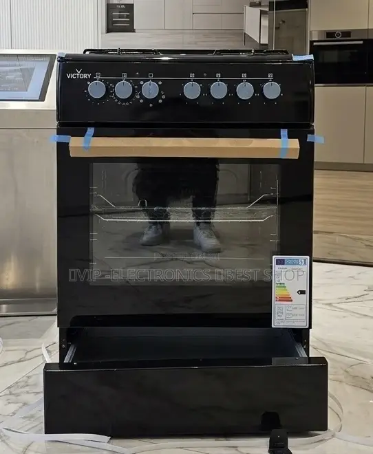 Victory Oven 60×60 Freestanding 4electric Cooker With Oven – Black