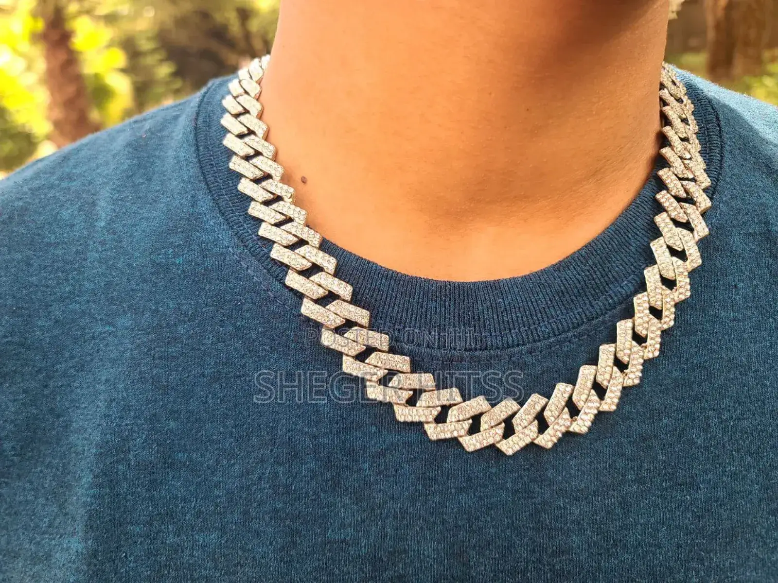 Silver Neck And Hand Chain