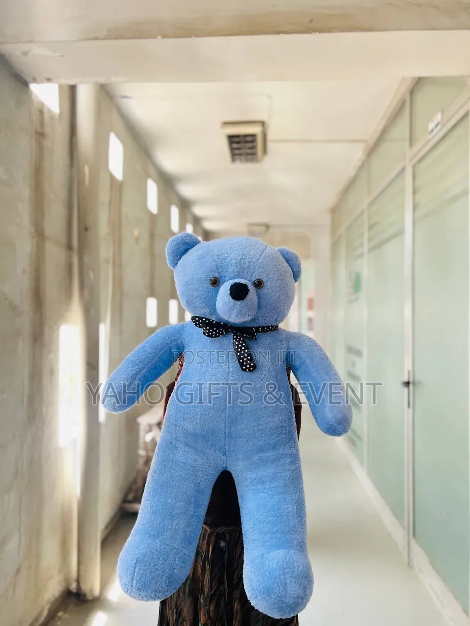 90cm Blue Teddy
