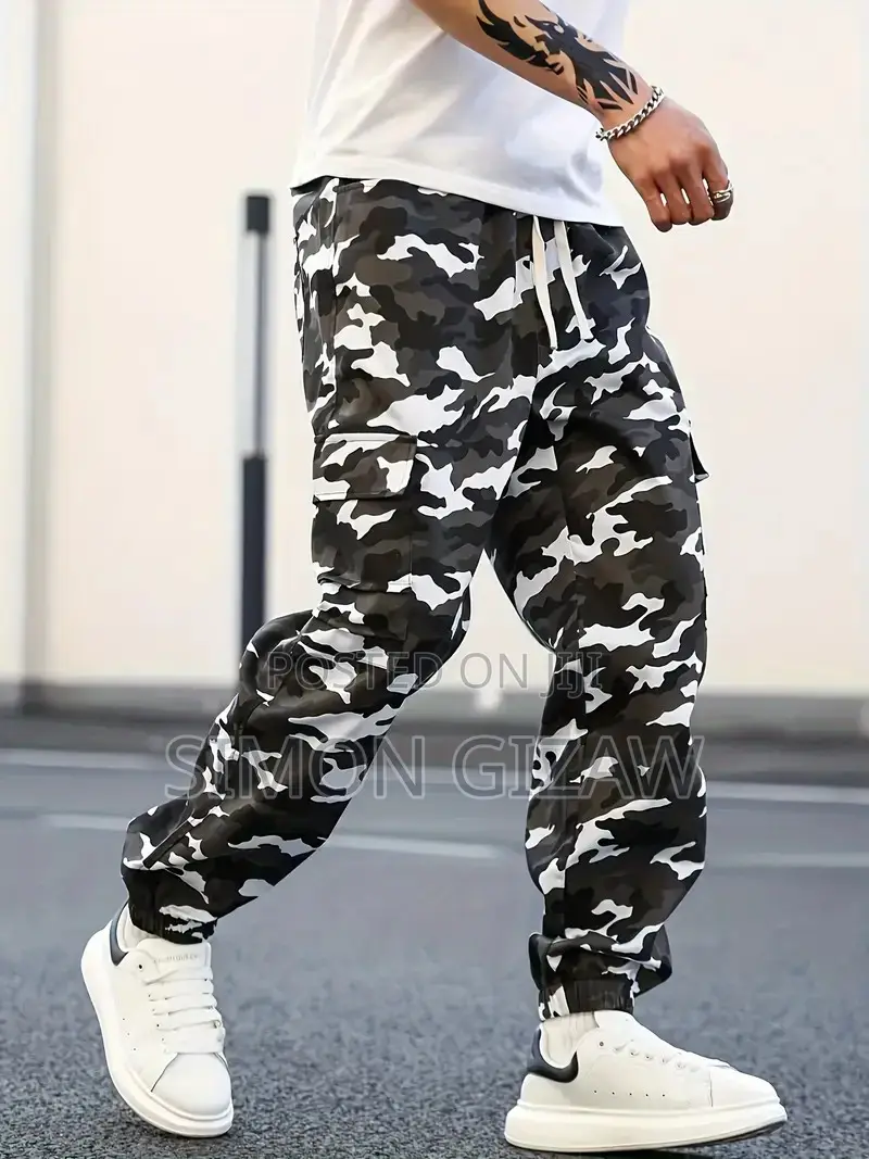 ካርጎ ሱሪ /Snow Camo Cargo Pants 899 ብር