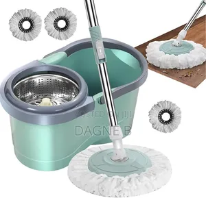 360° Professional Floor Mop Set ራሱን የሚጨምቅ መወልወያ