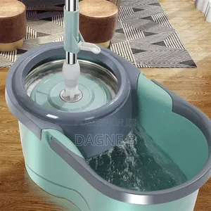 360° Professional Floor Mop Set ራሱን የሚጨምቅ መወልወያ