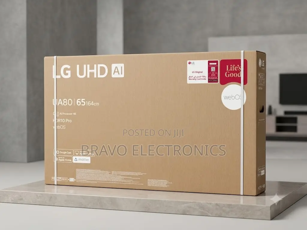 Lg 65” Uhd Smart Tv | Ai Processor | Hdr10 Pro | Frameless Design