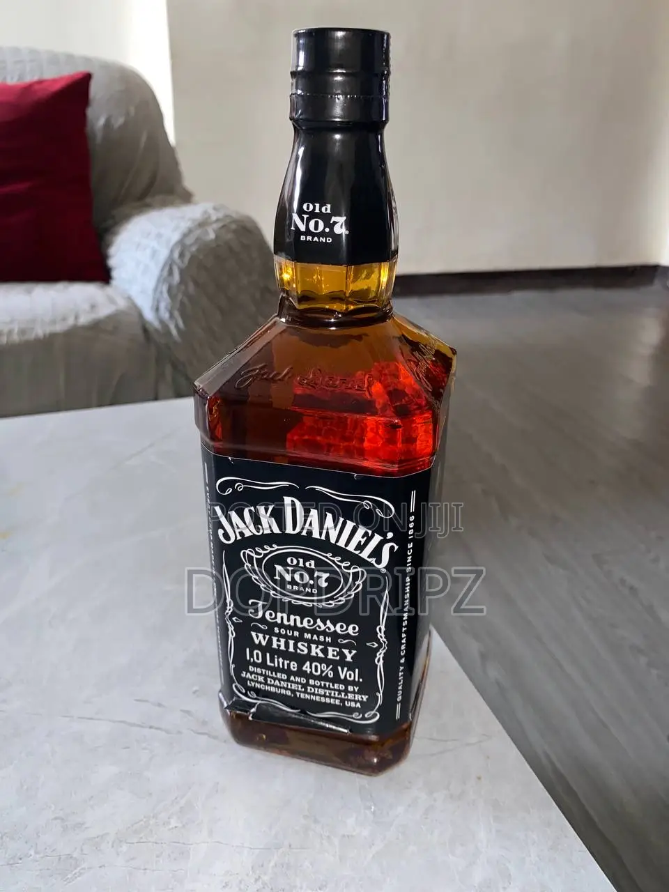 Original Jack Daniel’S Old No.7 Tennessee Whiskey 1l Sealed Bottle|Box