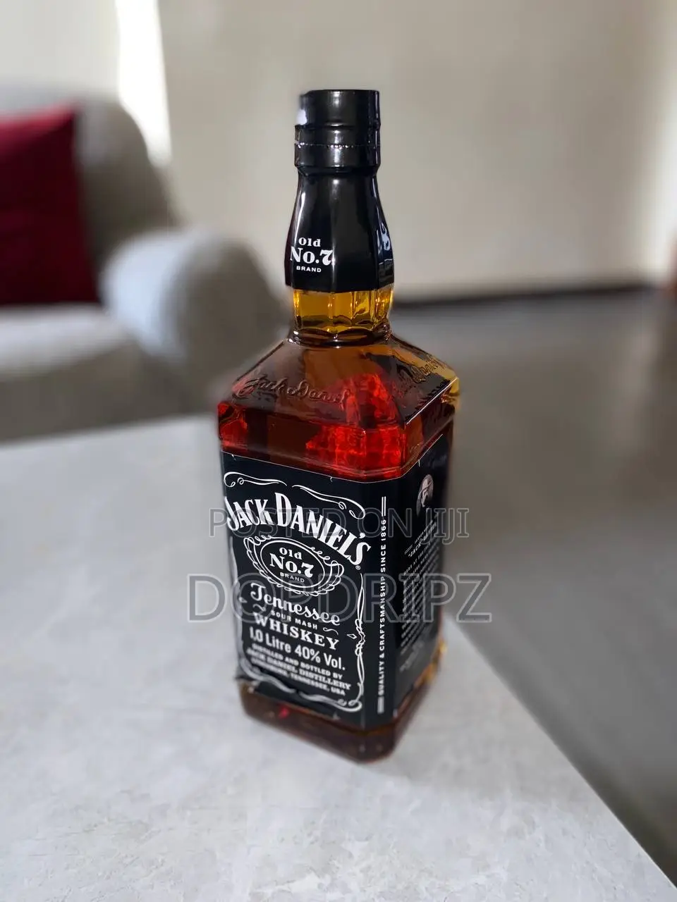 Original Jack Daniel’S Old No.7 Tennessee Whiskey 1l Sealed Bottle|Box