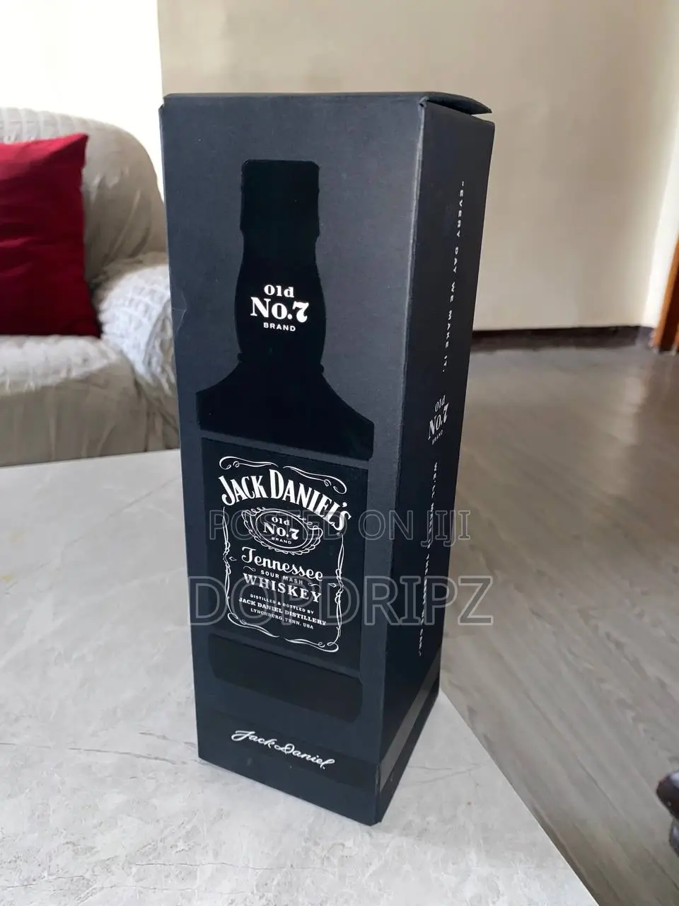 Original Jack Daniel’S Old No.7 Tennessee Whiskey 1l Sealed Bottle|Box