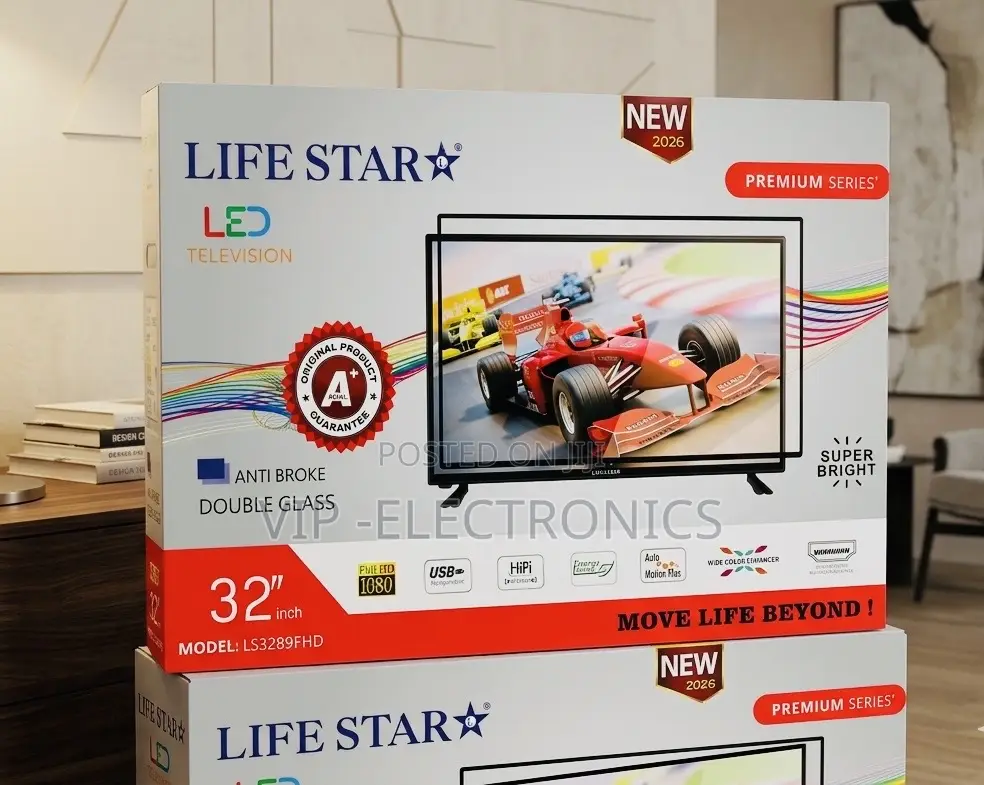 Lifestar 32 Inch Tv Led Television Clear Picture, Smart Entertainment