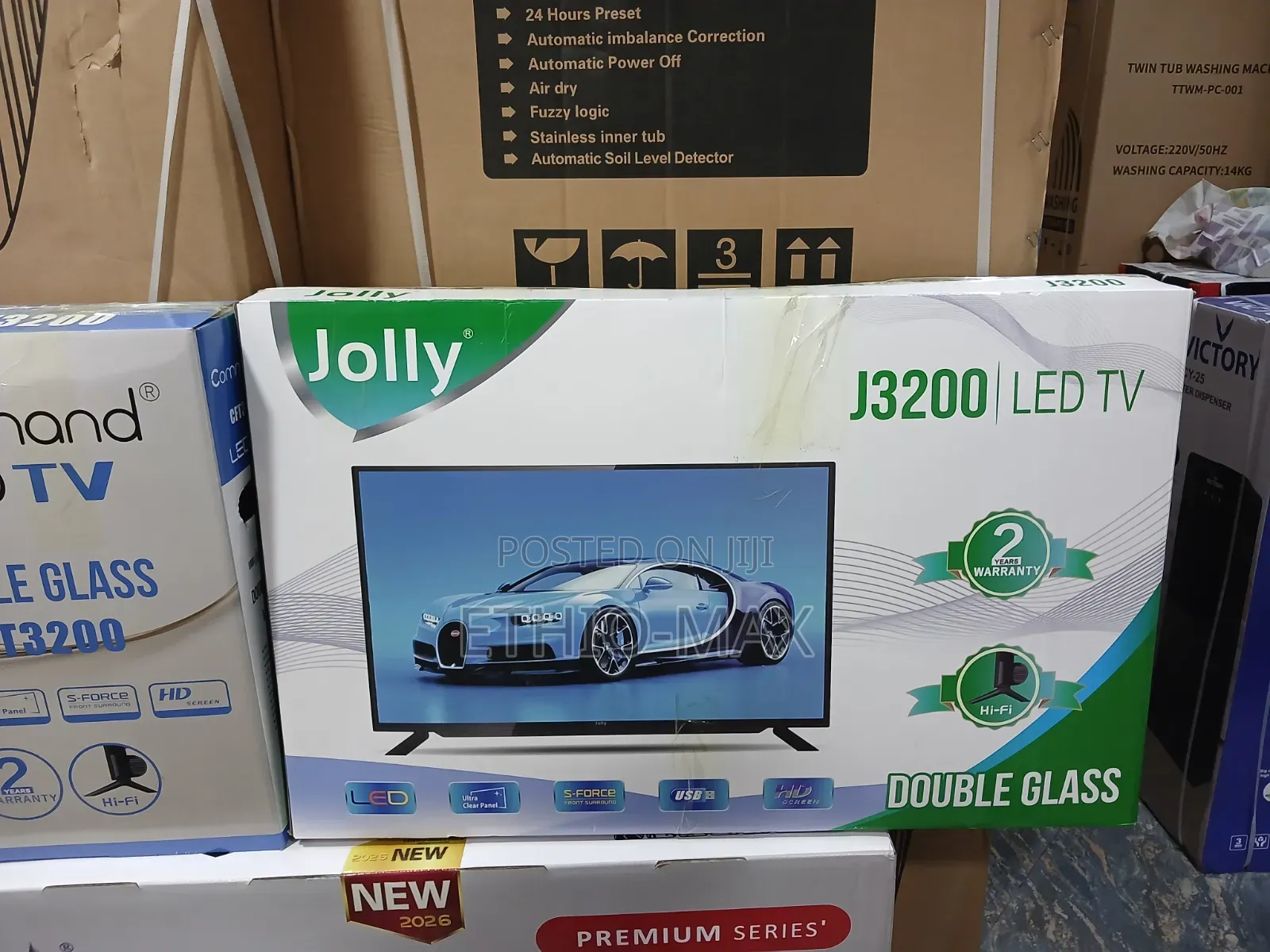 Jolly Tv 32" Led Tv Double Glass Tv