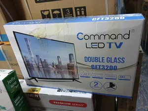 Command Tv 32" Led Tv Double Glass Tv