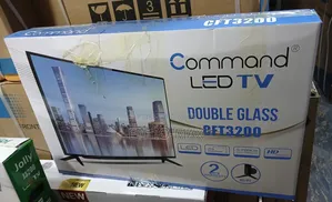 Command Tv 32" Led Tv Double Glass Tv