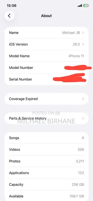 Apple iPhone 11 256 GB Black