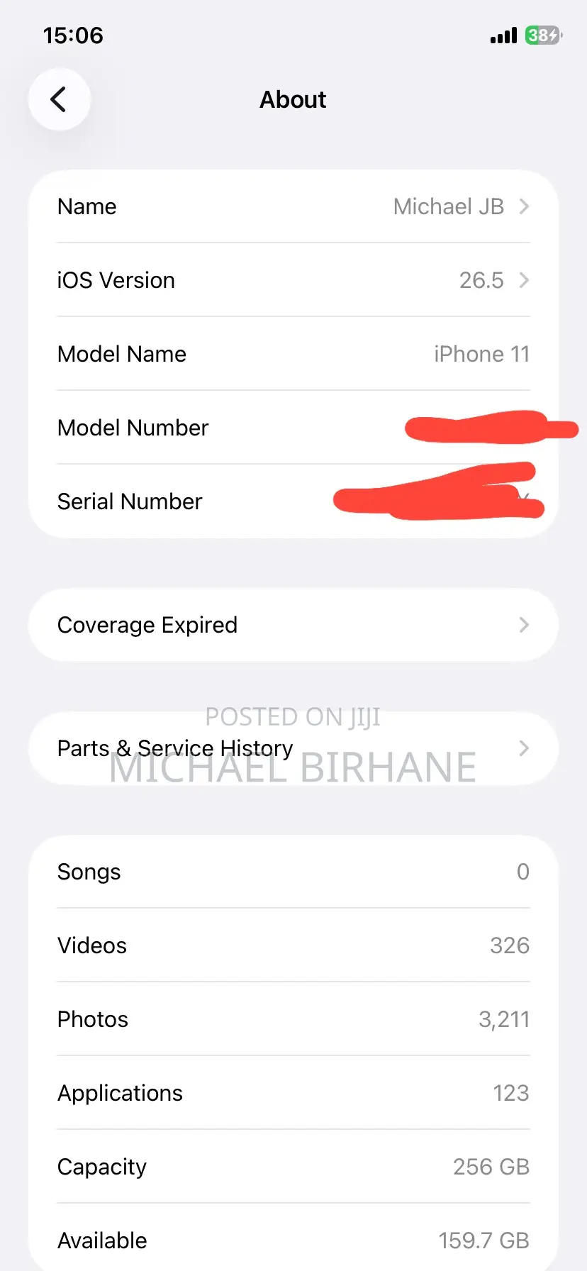 Apple iPhone 11 256 GB Black