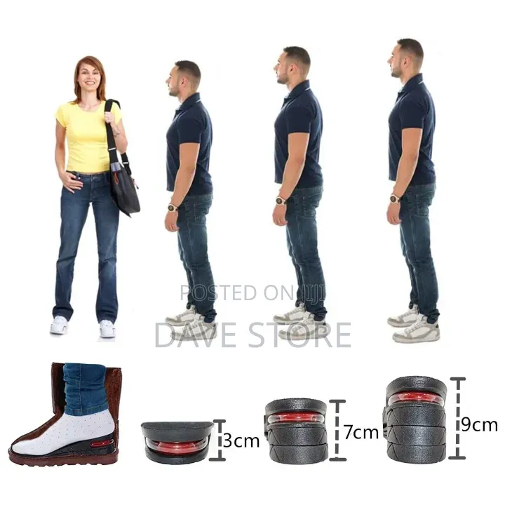 Height Increase Insoles With Heel.