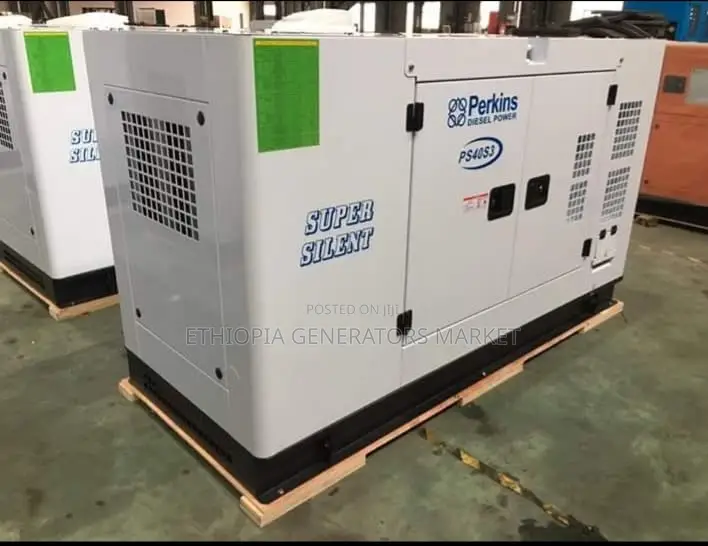 40kva Perkins Diesel Generator | Factory Hotel Office | የዲዝል ጀነሬተር