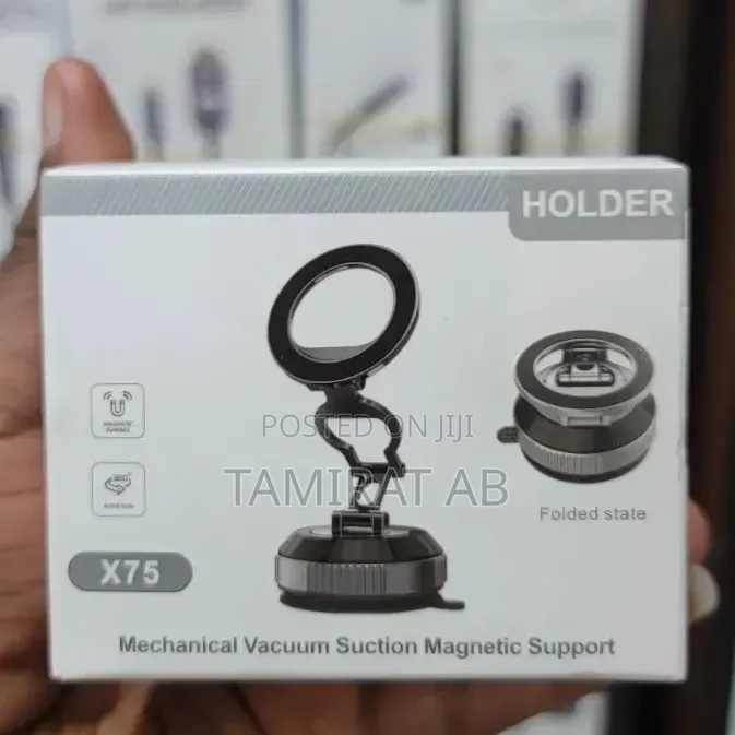 X75 Mechanical Vacuum Suction Magnetic Phone Holder