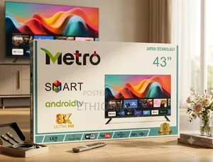 Tev Tv 43" Smart Android Tv – Ultra Hd | Double Glass | New 2026