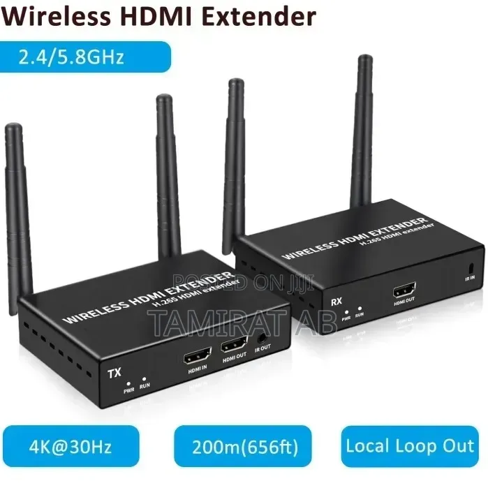 200m Wireless Hdmi-compatible Extender Dual Band Antenna
