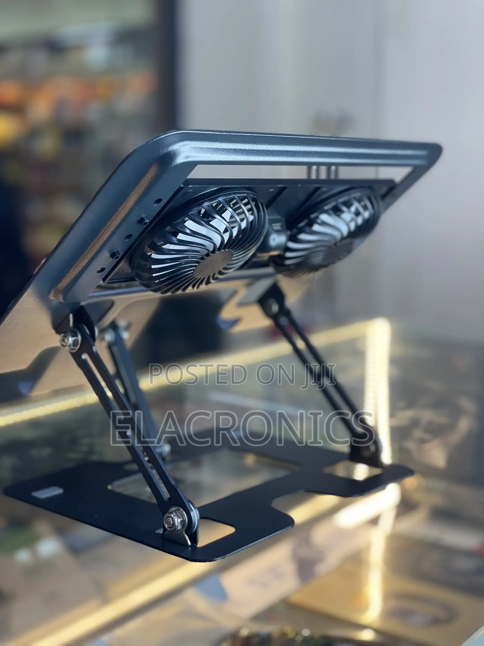 Ergonomic Portable Laptop and Pc Stand With 2 Fan