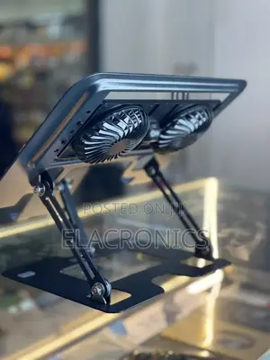 Ergonomic Portable Laptop and Pc Stand With 2 Fan