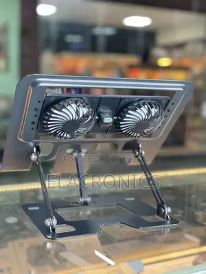 Ergonomic Portable Laptop and Pc Stand With 2 Fan