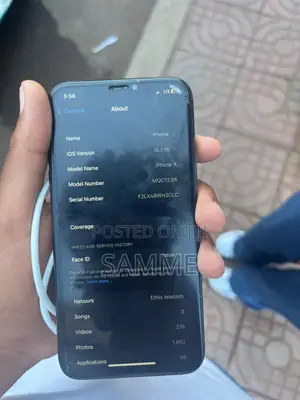 Apple iPhone X 256 GB Black