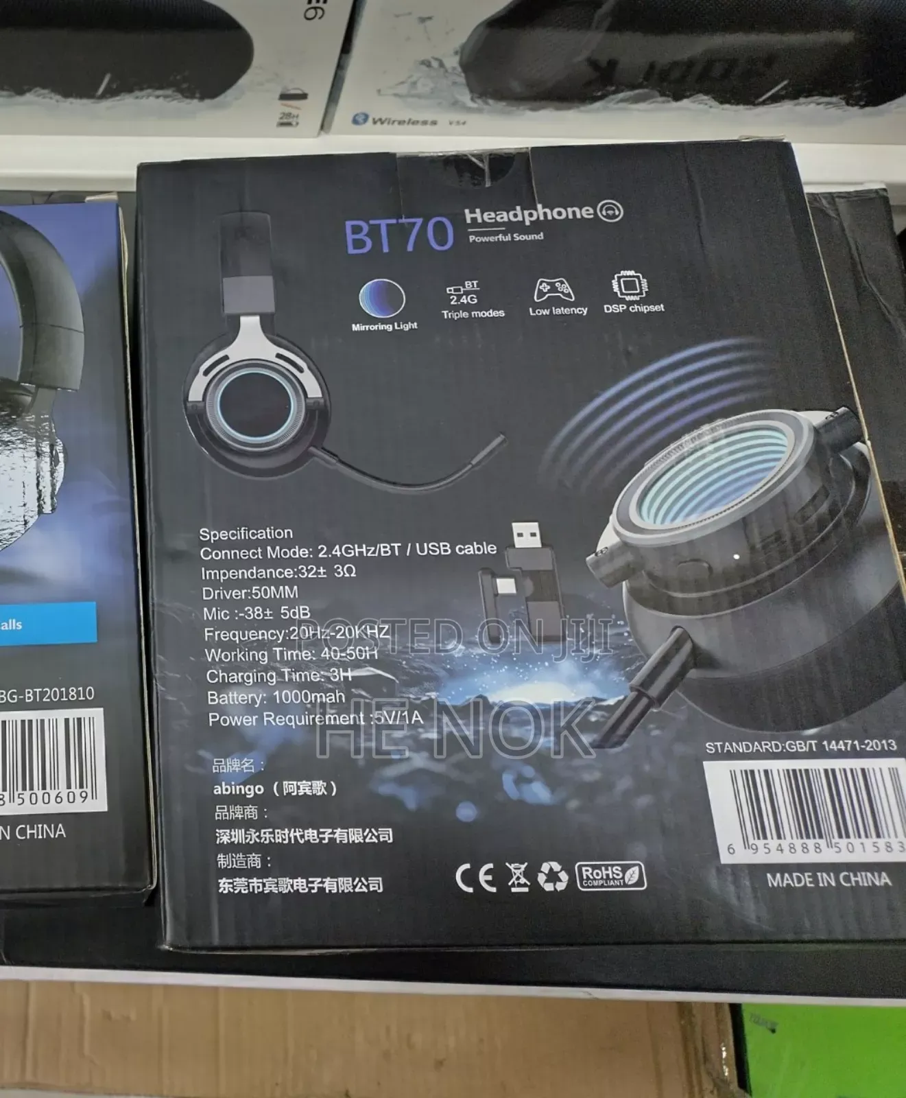 Abingo Bt70 Wireless Gaming Headset High Quality