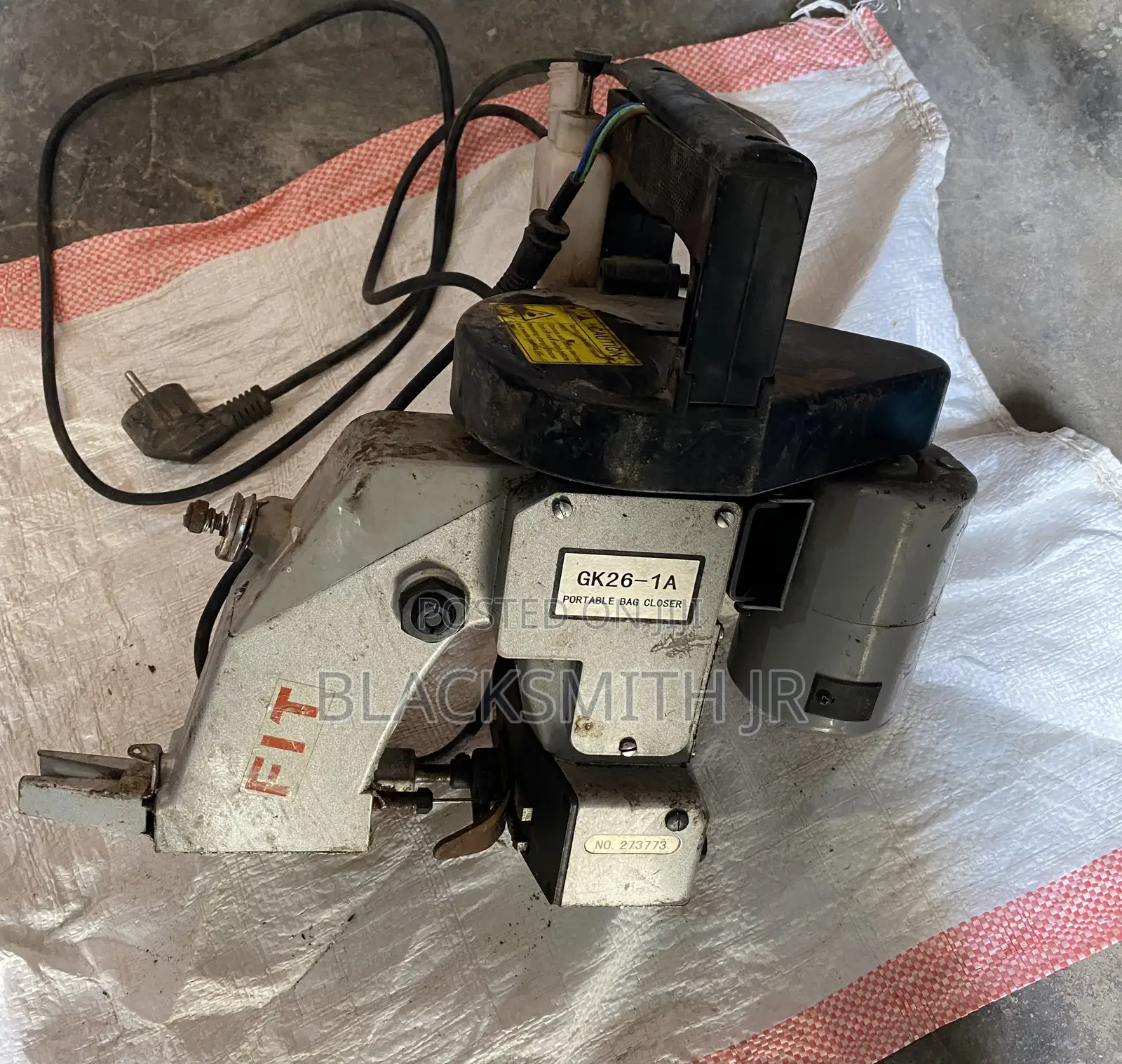 Gk26-1a Bag Closure የማዳበርያ መስፍያ