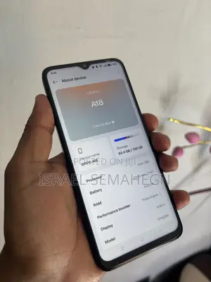 New Oppo A18 128 GB Black