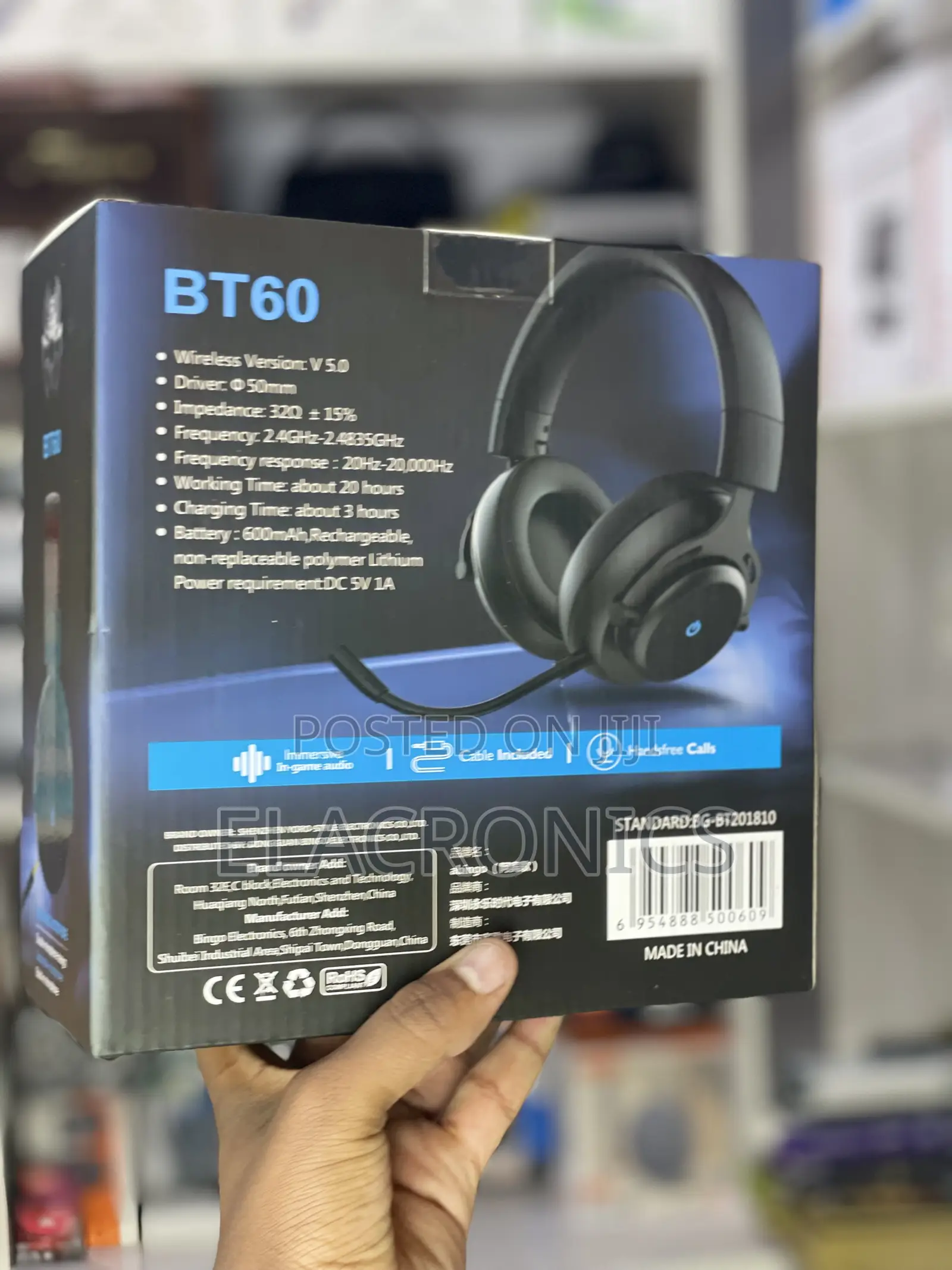 Abingo Bt60 Wireless Gaming Headset | 20h Battery