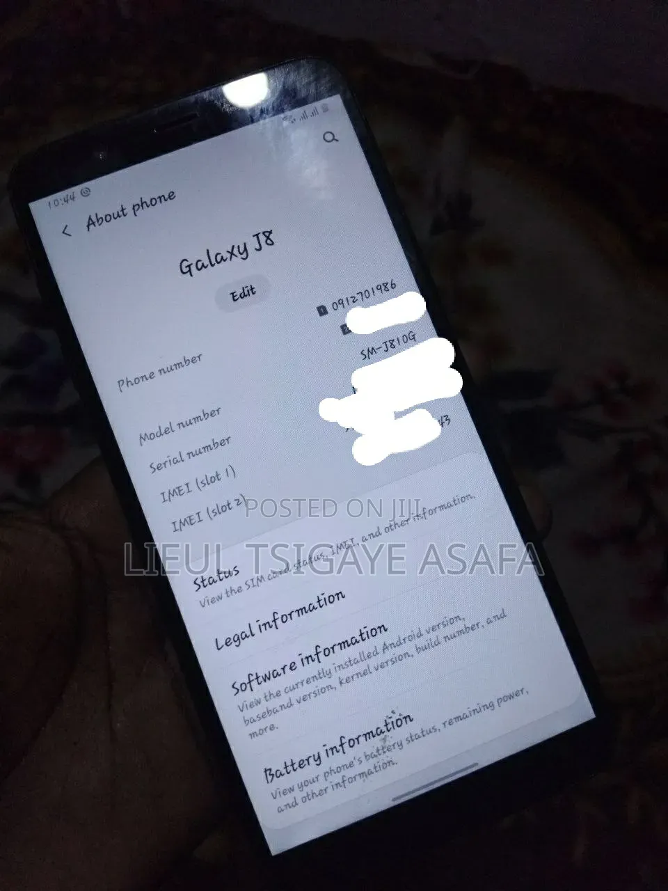 New Samsung Galaxy J8 64 GB Black