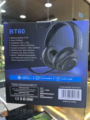 Abingo Bt60 Wireless Gaming Headset – Low Latency, Dual Mode