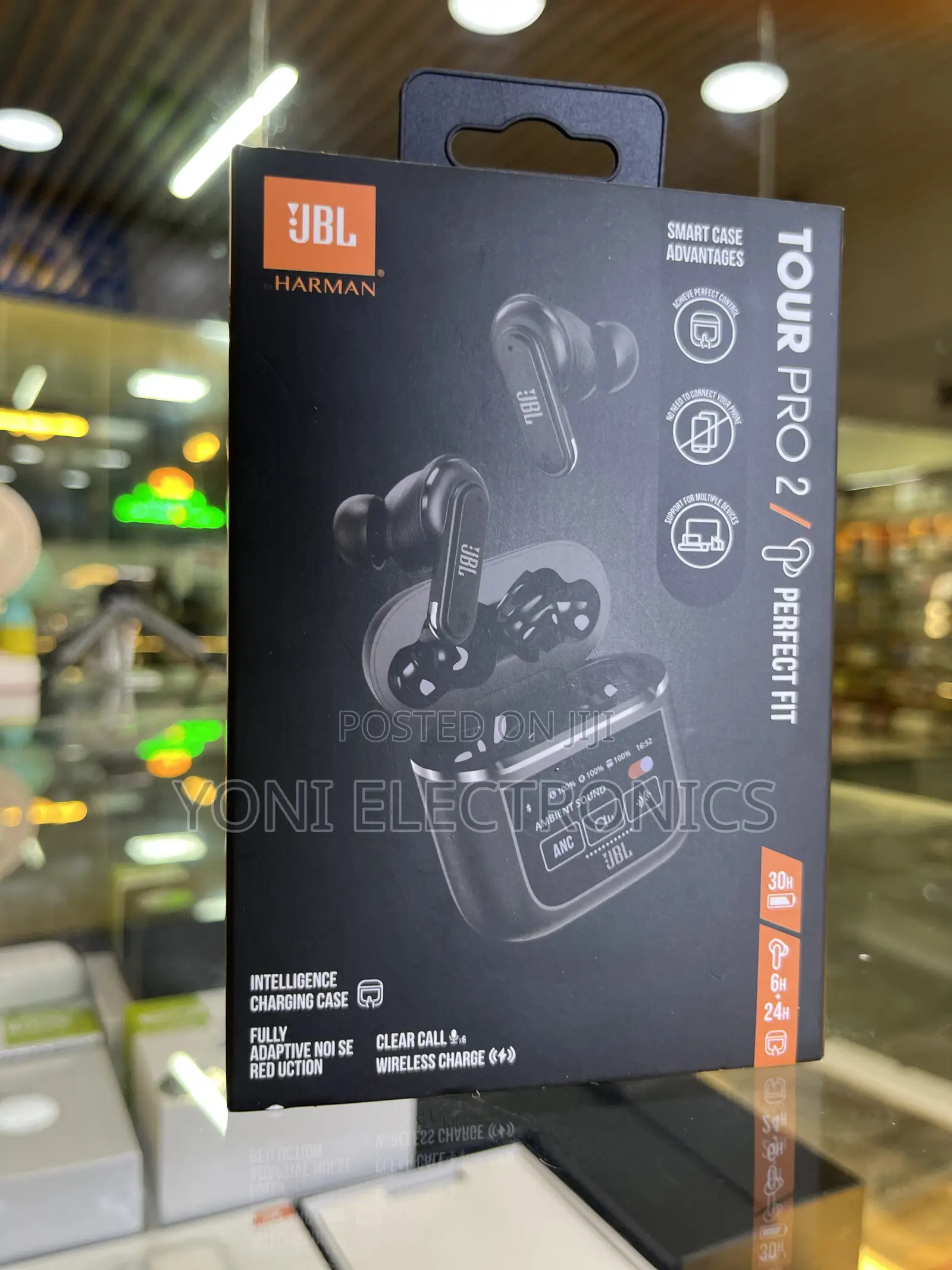 JBL Tour Pro 2 True Wireless Earbuds With Smart Charging Case