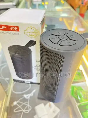 Lp V98 Cylindrical Wireless Bluetooth Speaker – 10w Stereo Bass