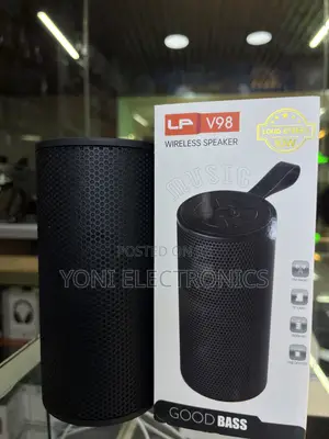 Lp V98 Cylindrical Wireless Bluetooth Speaker – 10w Stereo Bass