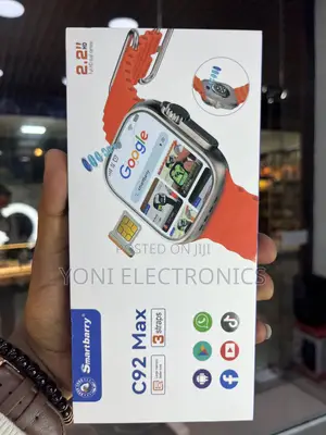 Smartbarry C92 Max 4g Smartwatch – 2.2" Hd Screen With Sim Slot Dual