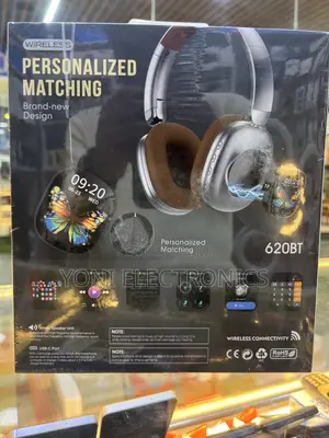 Personalized Matching 620 Wireless Headphones With Touch Control Led