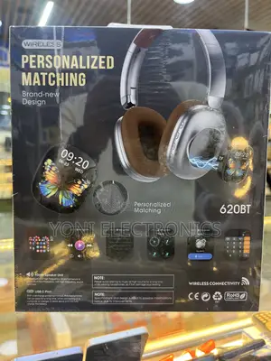 Personalized Matching 620 Wireless Headphones With Touch Control Led