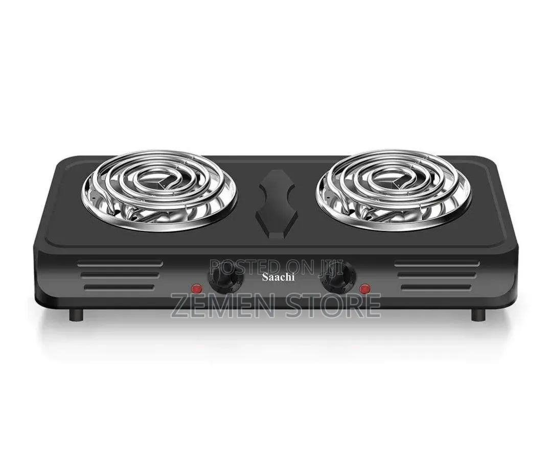 Saachi Hot Plate ሳቺ ባለሁለት ምድጃ ስቶቭ 2000w