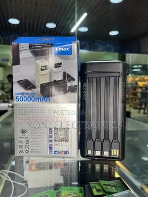 T-Max Tp-501 50,000mah High-Capacity Power Bank – 22.5w Fast Charging