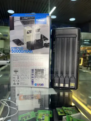 T-Max Tp-501 50,000mah High-Capacity Power Bank – 22.5w Fast Charging