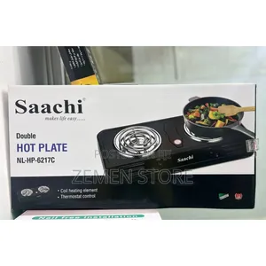 Saachi Hot Plate ሳቺ ባለሁለት ምድጃ ስቶቭ 2000w