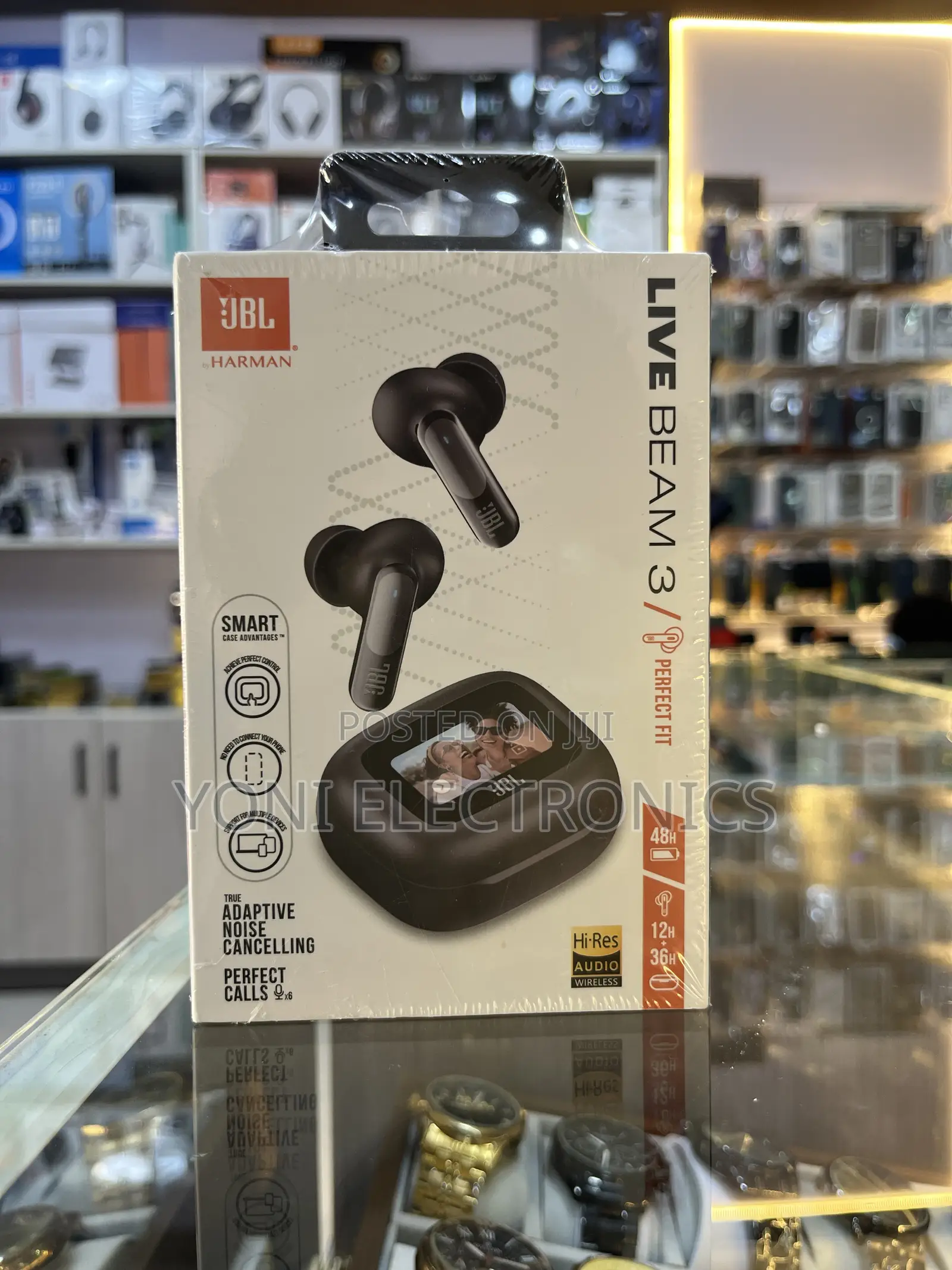 JBL Live Beam 3 True Adaptive Noise Cancelling Earbuds With Smart