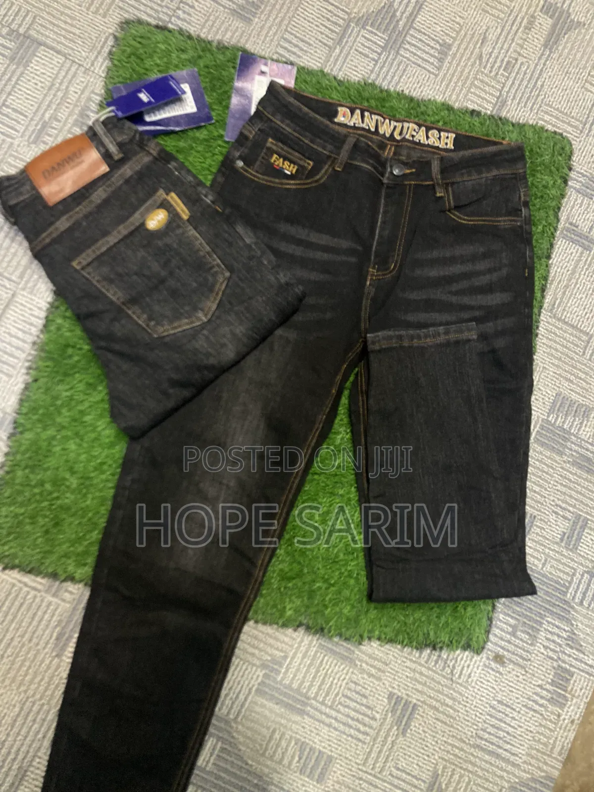 Danwu Premium Men's Washed Denim Jeans