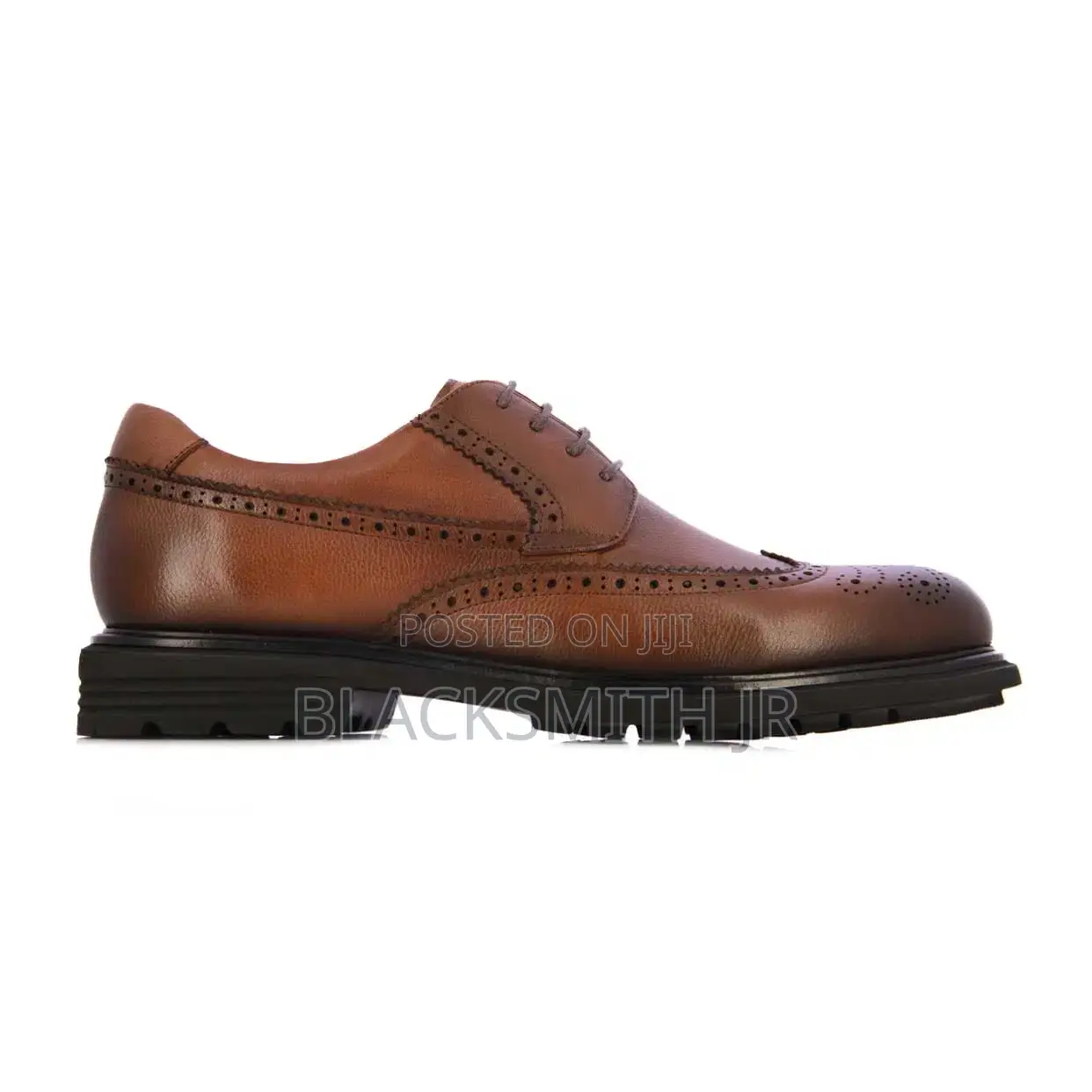 Emeri Mens Leather Wingtip Oxfords