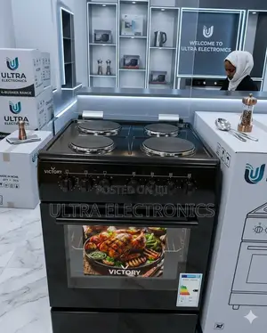 Victory Oven Freestanding Electric Cooker Featuring Four 60/60