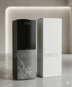 Popular Grey Freestanding Water Dispenser Features a Top-Loading