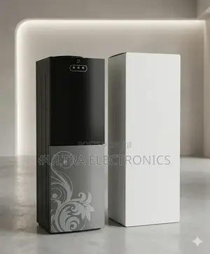 Popular Grey Freestanding Water Dispenser Features a Top-Loading