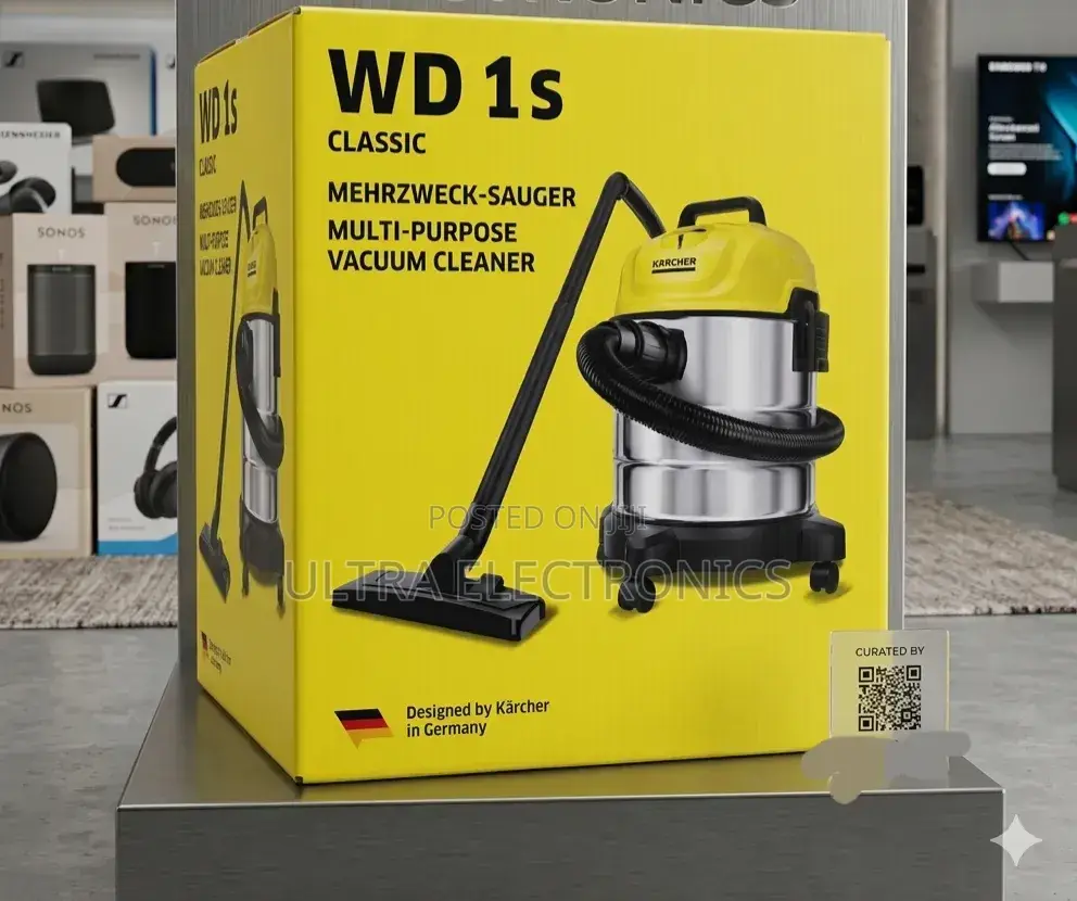 Kärcher Wd 1s Classic Is a Compact 17-Liter Stainless Steel Container